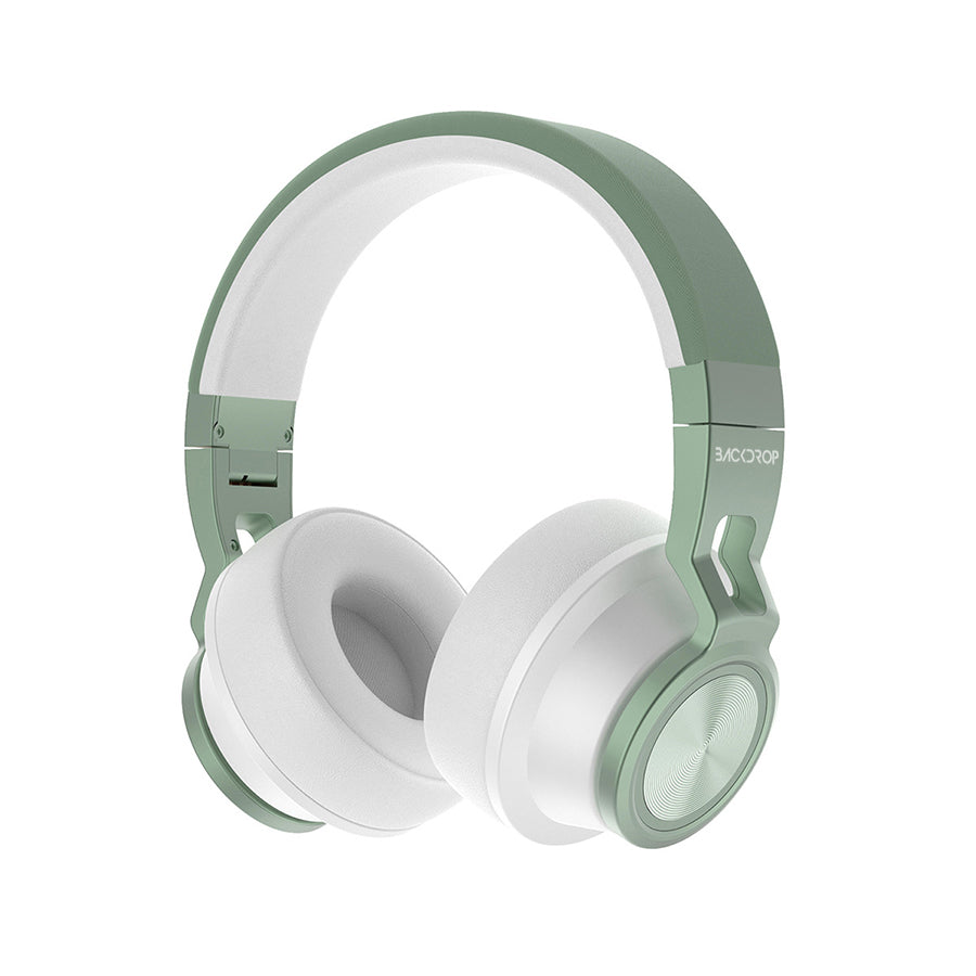 AUDIFONOS BACKDROP INALAMBRICOS DE DIADEMA BLUETOOTH - ALAMBRICOS COLOR BLANCO CON VERDE AUDIFONOS BACKDROP INALAMBRICOS DE DIADEMA BLUETOOTH - ALAMBRICOS COLOR BLANCO CON VERDE